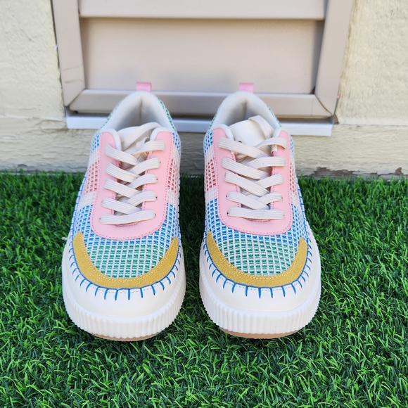 Colorful Platform Sneakers - Picture 2 of 5